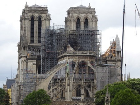 Notre Dame de Paris nach dem Brand