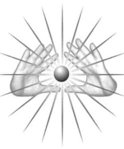 OLHT Logo Haende umfassen das Licht